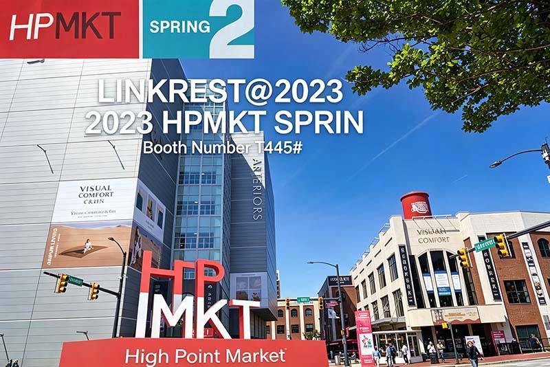 Linkrest för att delta i U.S. High Point Market Spring Exhibition